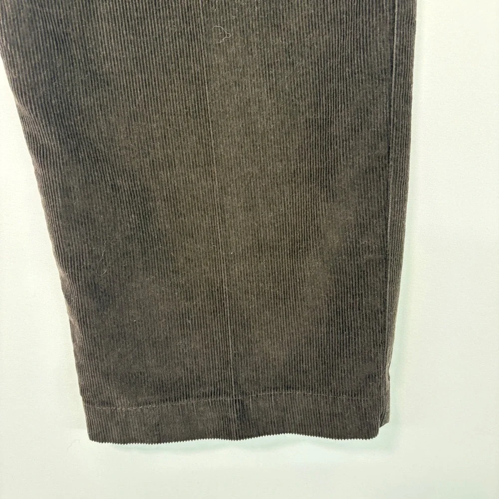 Dockers Mens Corduroy Pants 34x34 Brown D3 Classic Fit Pleated Plush Cord NEW